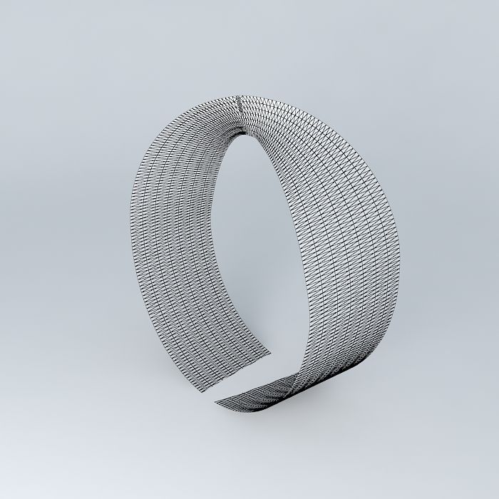 Mobius Strip 3D model_4