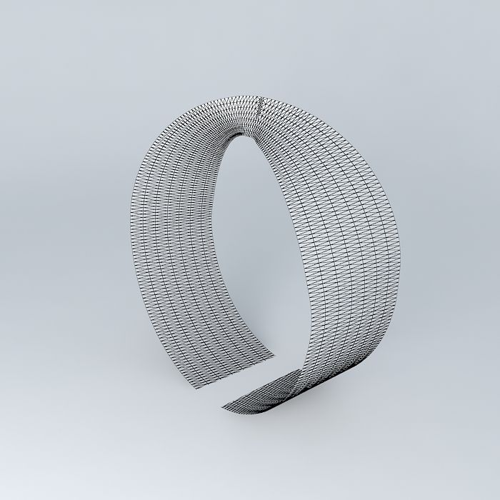 Mobius Strip 3D model_3