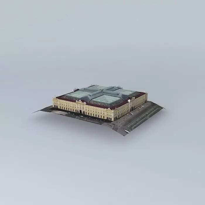 Porto Alegre Public Market Free 3D model