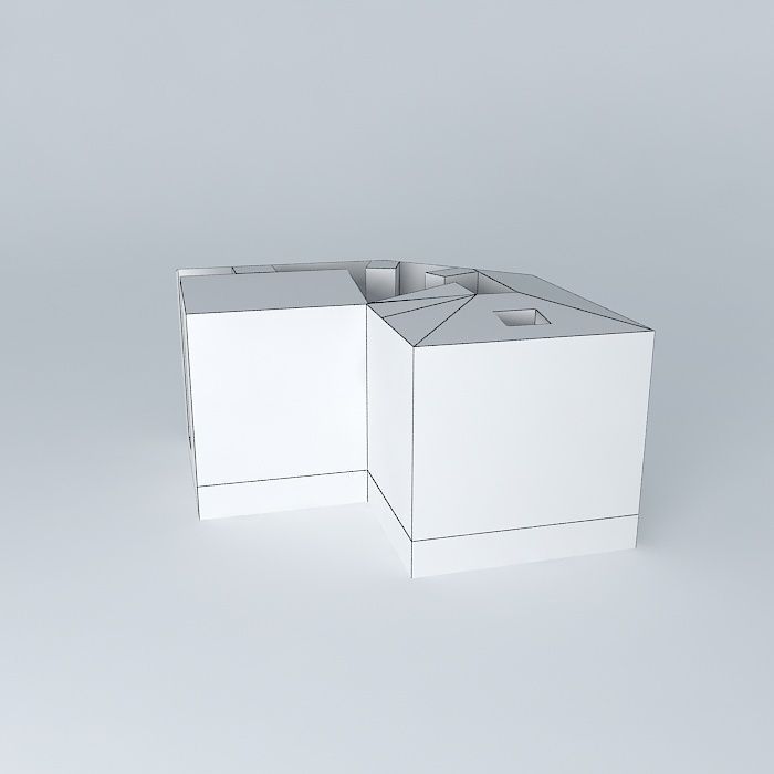 Building on the corner of Paseo del Pintor with C / San Milla... Free 3D model_3