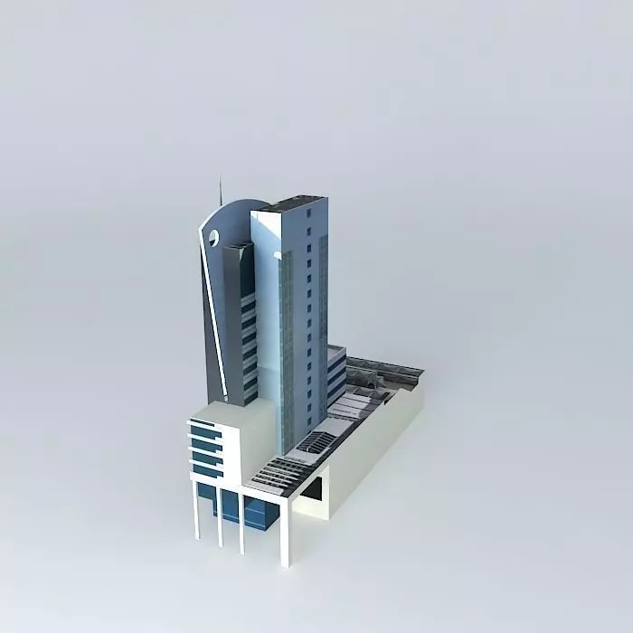 Trust Business Center Free 3D model_0