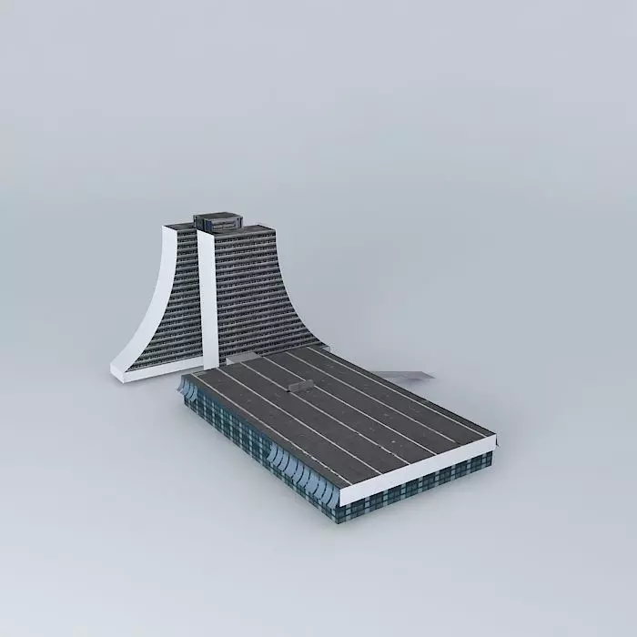 Administration of the Rio Grande State Center CAERGS Free 3D model_0