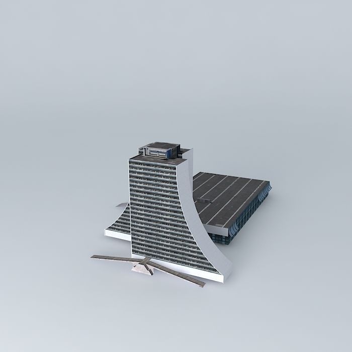 Administration of the Rio Grande State Center CAERGS Free 3D model_1