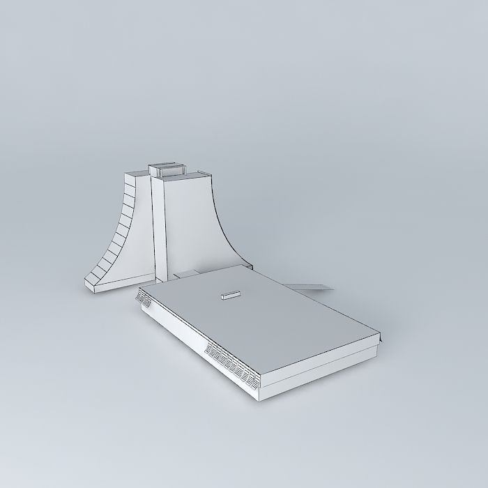 Administration of the Rio Grande State Center CAERGS Free 3D model_3