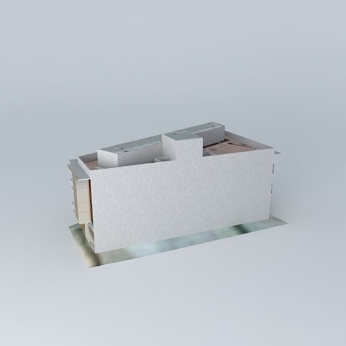 Building Salitre 4 apartaments Free 3D model_2