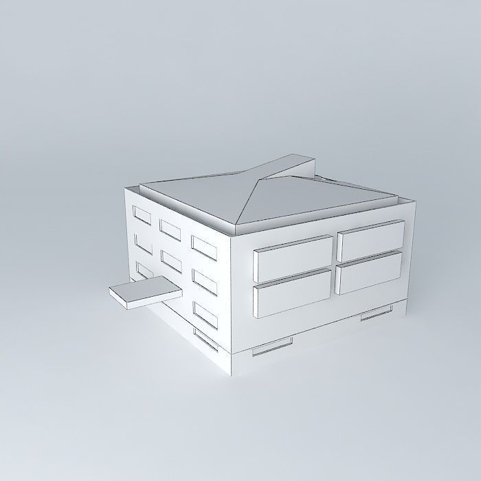 Building 2 C  La Campa Free 3D model_4