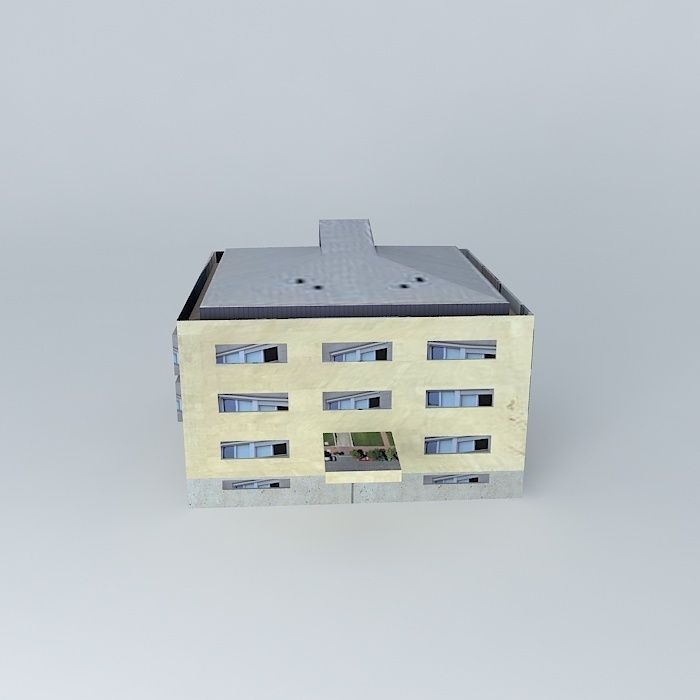 Building 2 C  La Campa Free 3D model_2
