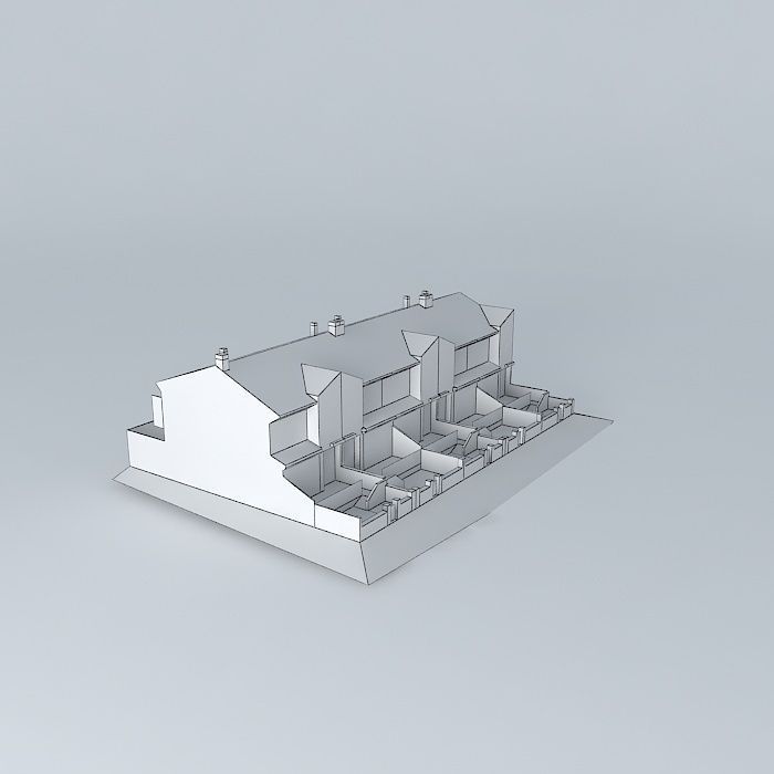 Duplex odd C  Río Argos apartments  Free 3D model_3