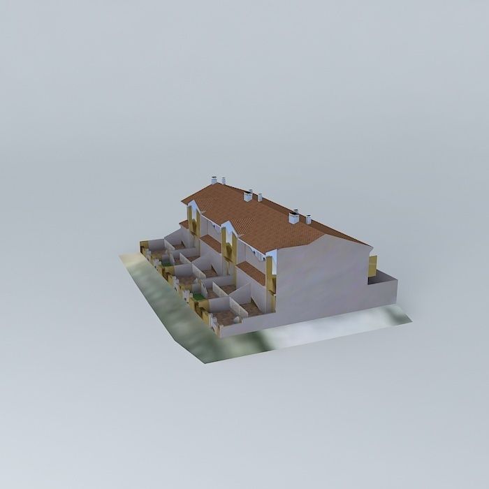 Duplex odd C  Río Argos apartments  Free 3D model_2