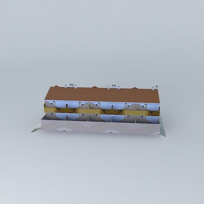 Duplex odd C  Río Argos apartments  Free 3D model_1