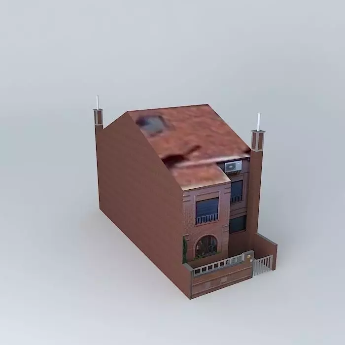 146-K Av De Madrid Residencial Los Olivos living house Free 3D model