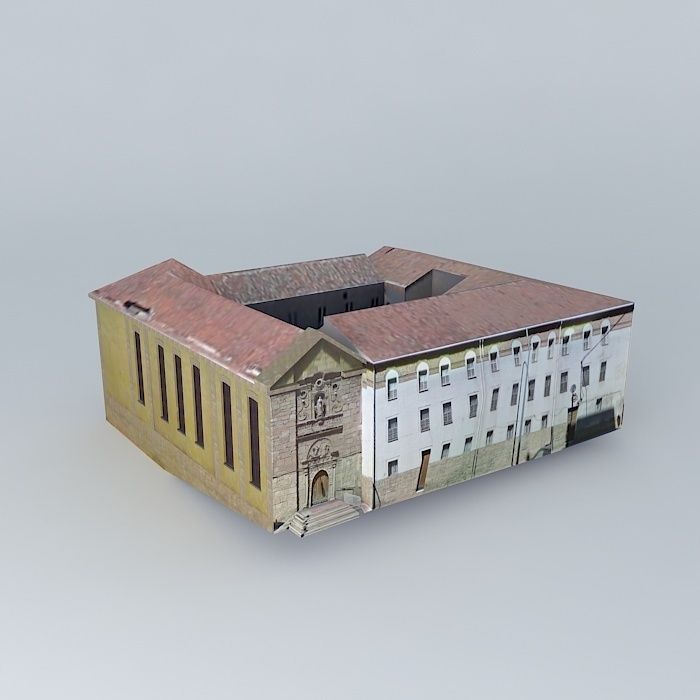 Mother of God Convent historic  Free 3D model