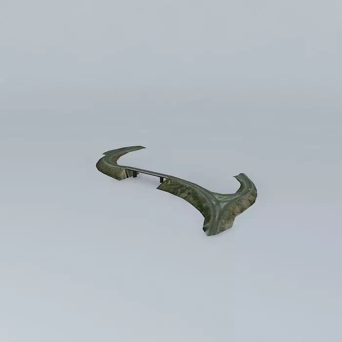 Exit 638 of the A 7 Free 3D model