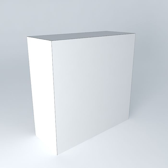 LOOK glassy cabinet 3D model_4