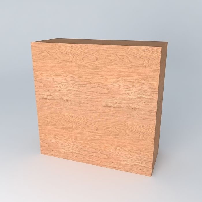 LOOK glassy cabinet 3D model_1