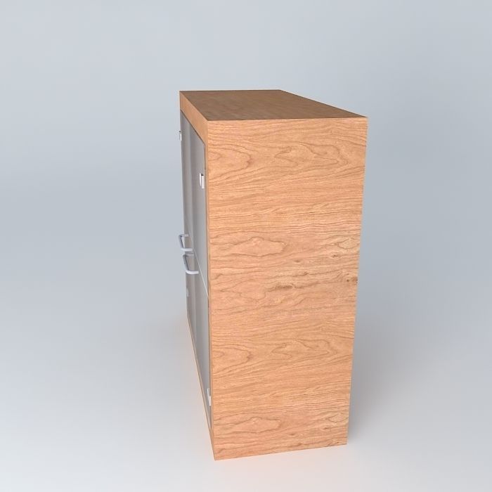 LOOK glassy cabinet 3D model_2