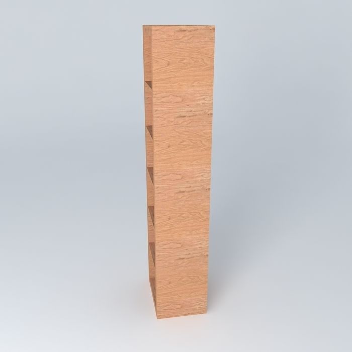 Look shelf 3D model_2