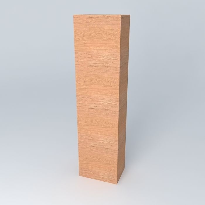 Look shelf 3D model_1