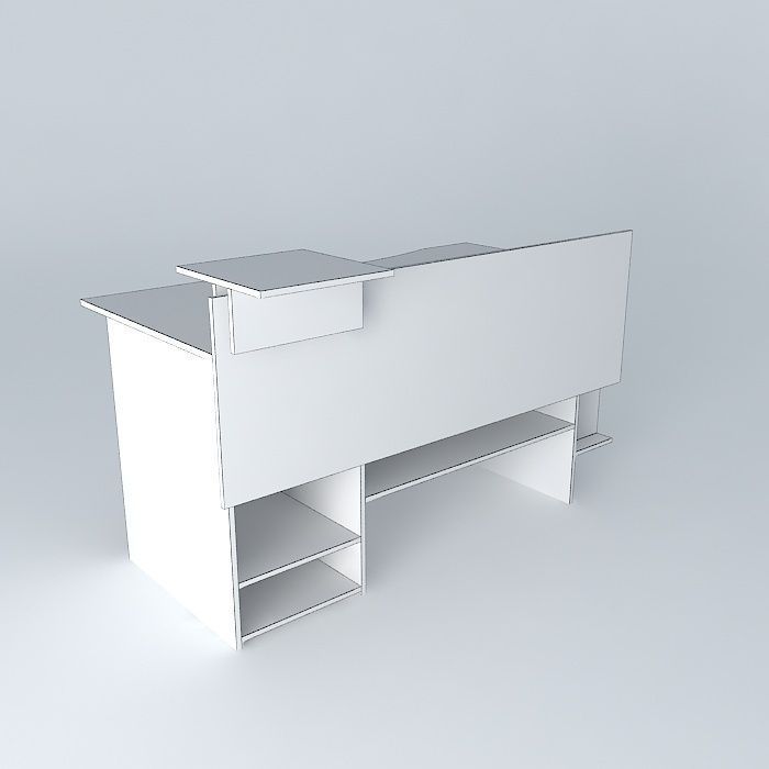 KIKA Computer Desk 3D model_4