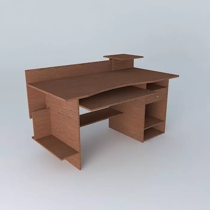 KIKA Computer Desk 3D model_0