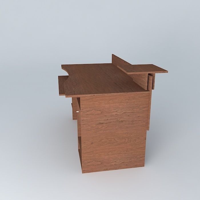 KIKA Computer Desk 3D model_2