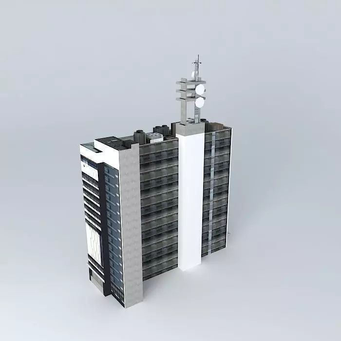 Building CRT Hi Free 3D model