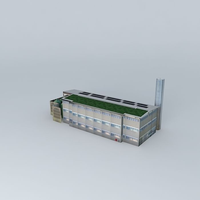 UTC Engenharia  Locker Room and Tower 2 Free 3D model_2