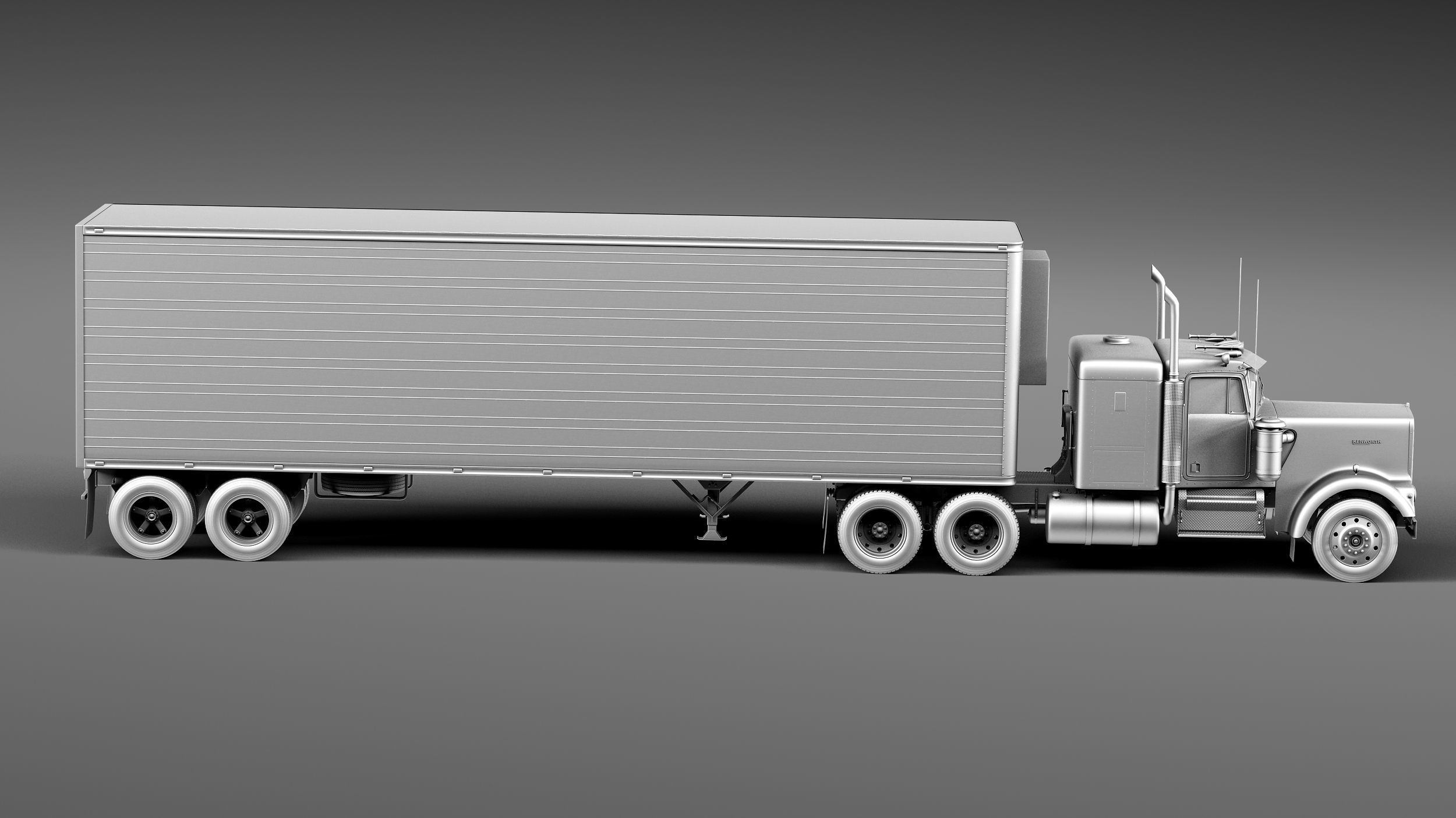 Kenworth W900 1974 Smokey And The Bandit 3D model | CGTrader