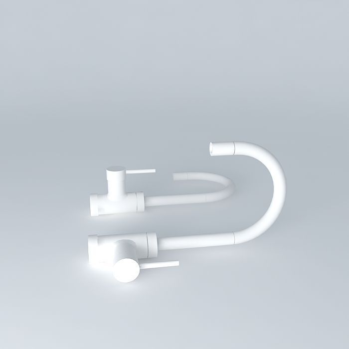 DECA single lever kitchen Spin Motion Free 3D model_2