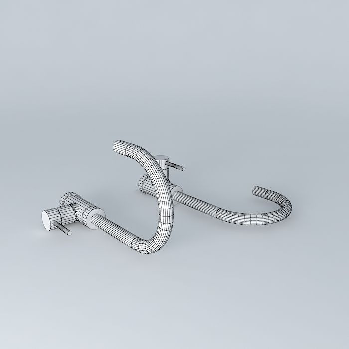 DECA single lever kitchen Spin Motion Free 3D model_4