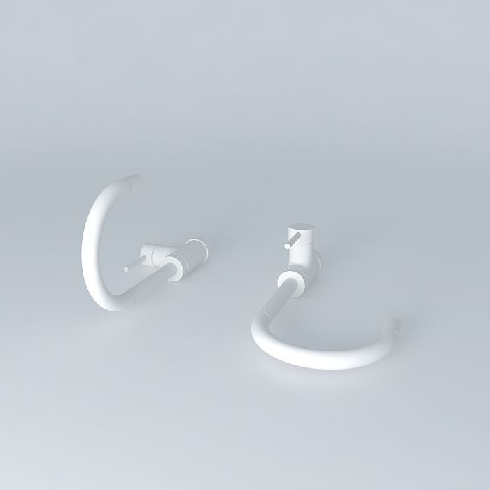 DECA single lever kitchen Spin Motion Free 3D model_1