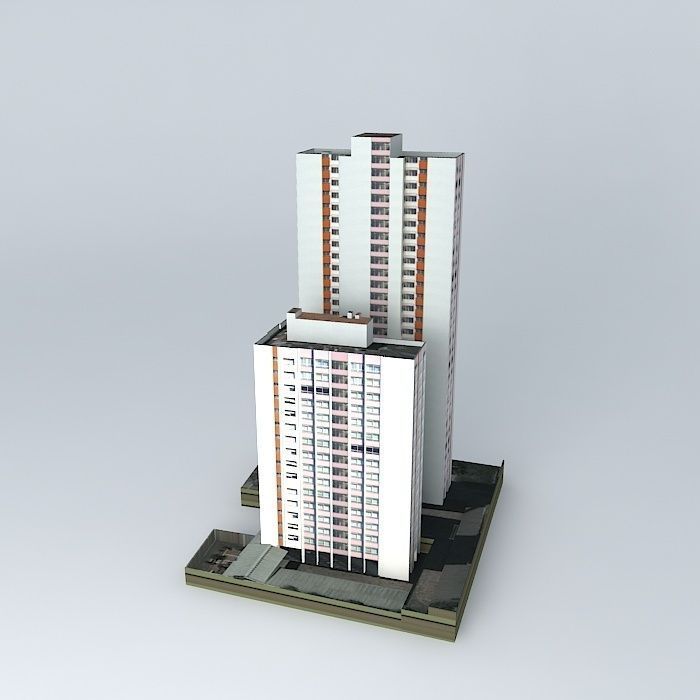 Empire Building Blocks A and B Free 3D model_1
