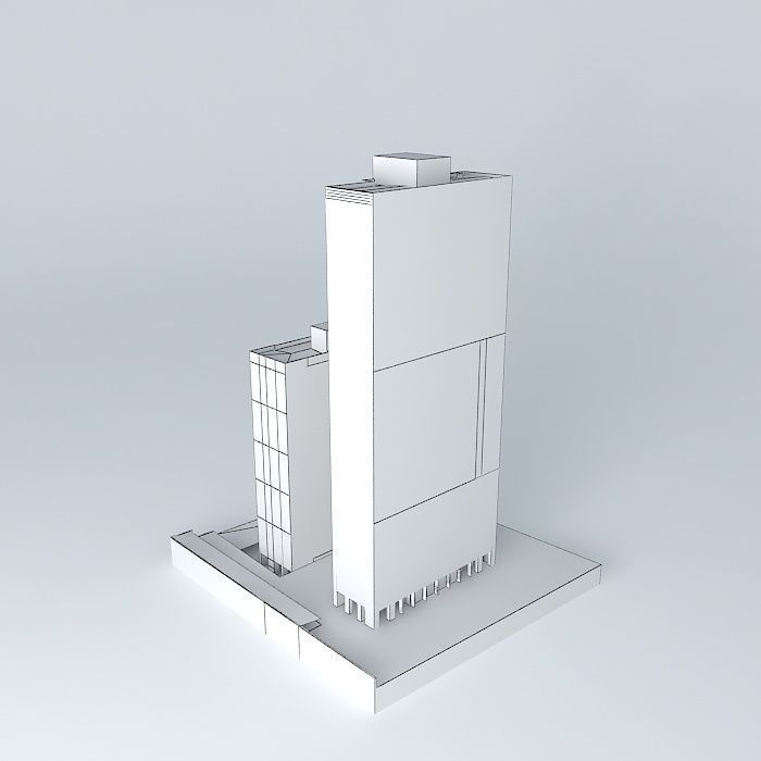 Empire Building Blocks A and B Free 3D model_3