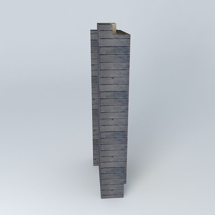 Building Costa Faria Free 3D model_2