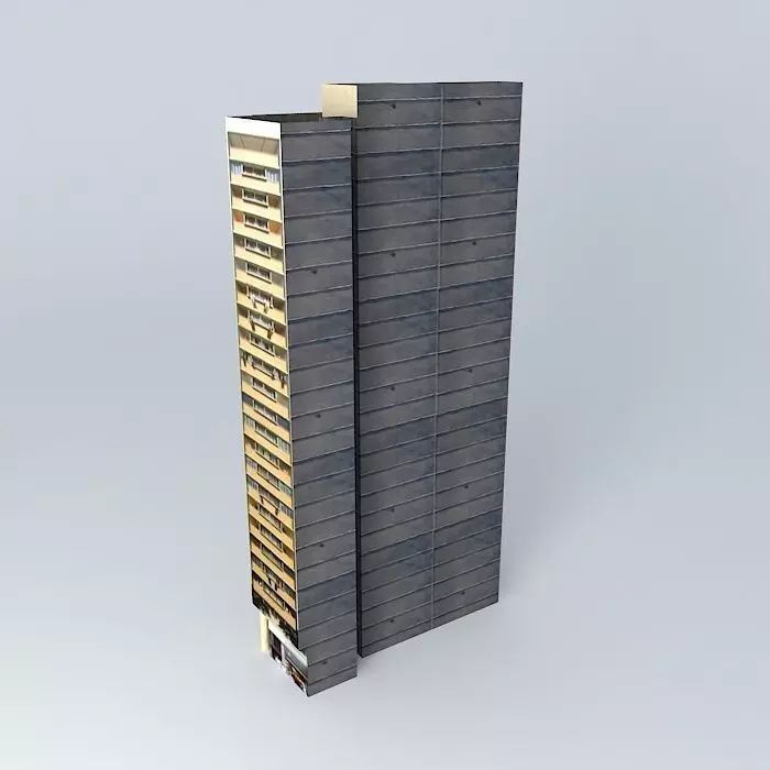 Building Costa Faria Free 3D model_0