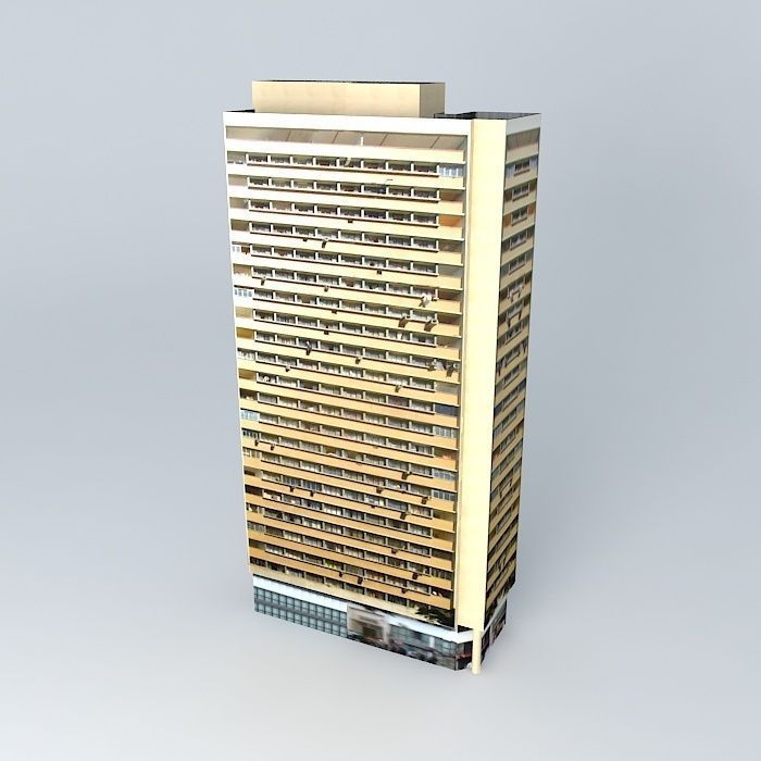 Building Costa Faria Free 3D model_1