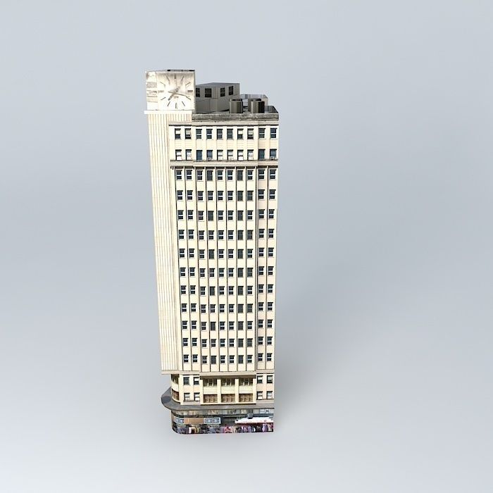 Ed. Chaves Barcelos Free 3D model_1