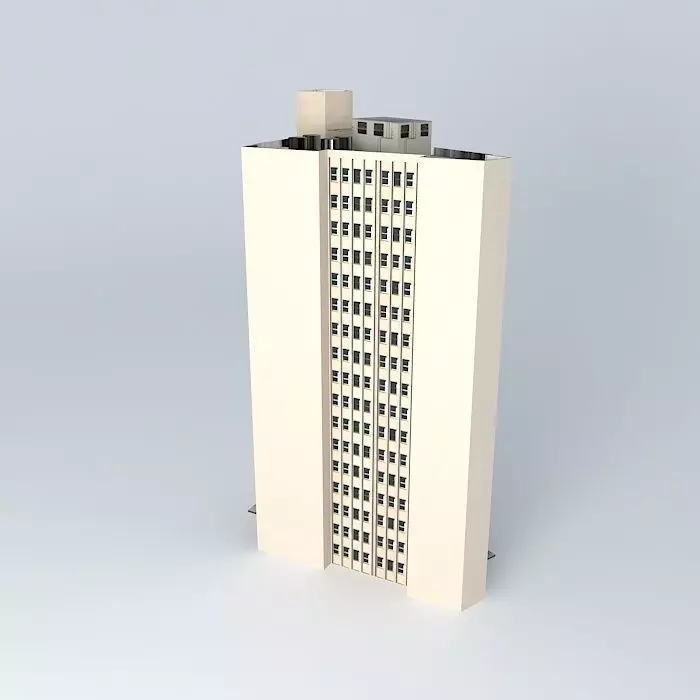 Ed. Chaves Barcelos Free 3D model_0