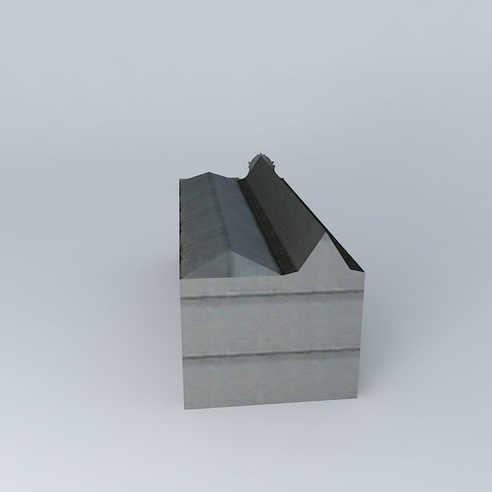 Old building Praça XV Free 3D model_2