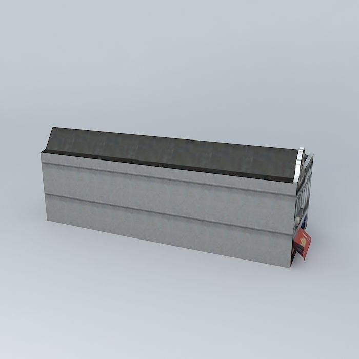 Old building Praça XV Free 3D model_1