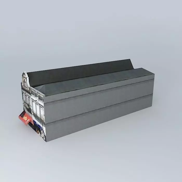 Old building Praça XV Free 3D model_0