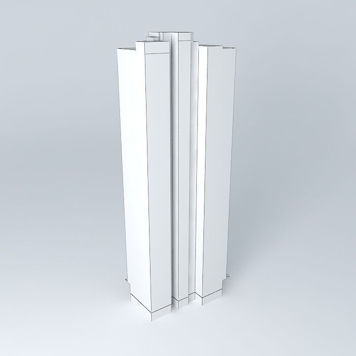 Building New York Free 3D model_3