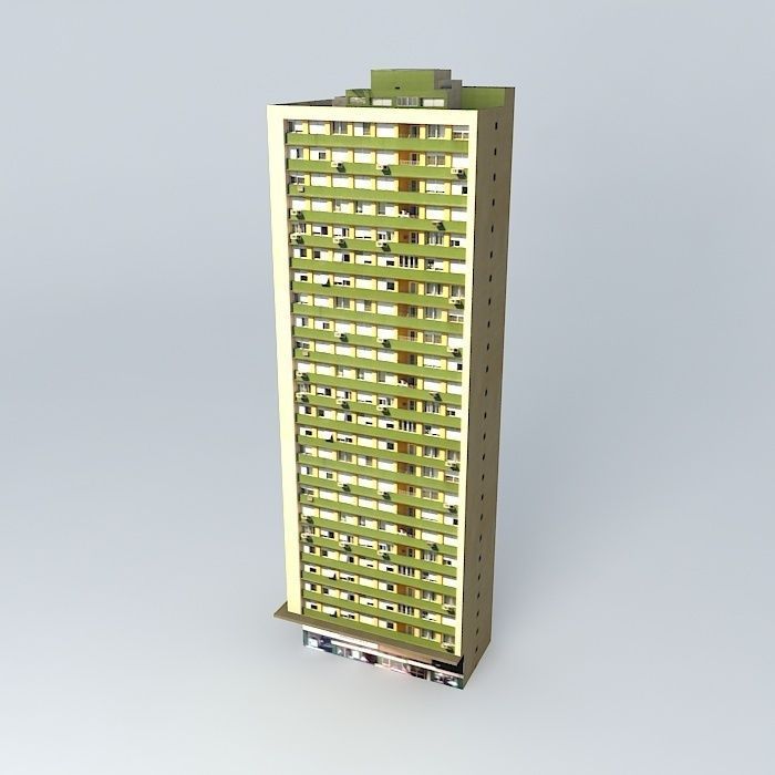 Building New York Free 3D model_1