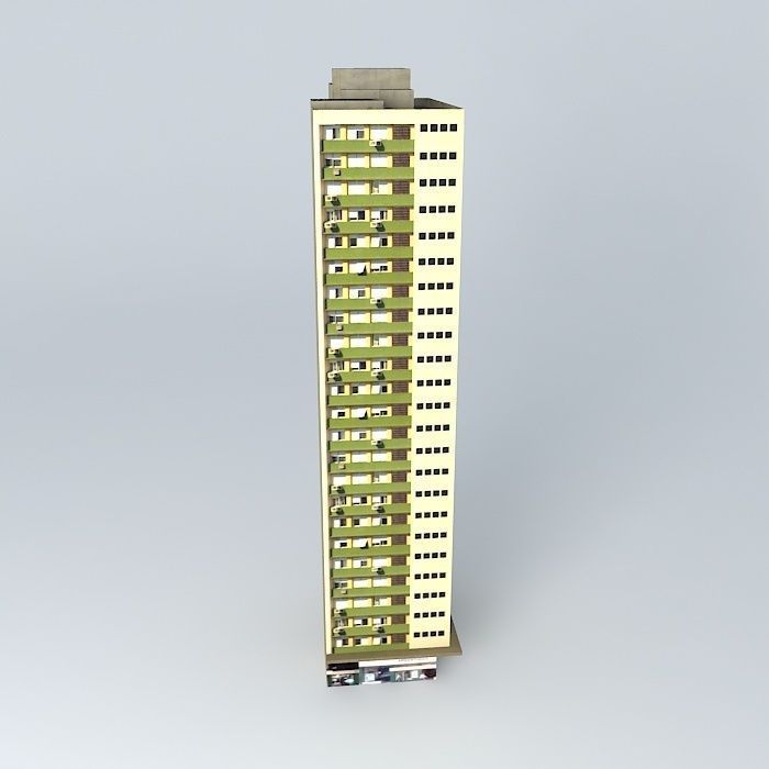 Building New York Free 3D model_2