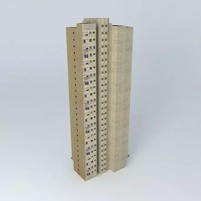 Building New York Free 3D model_0