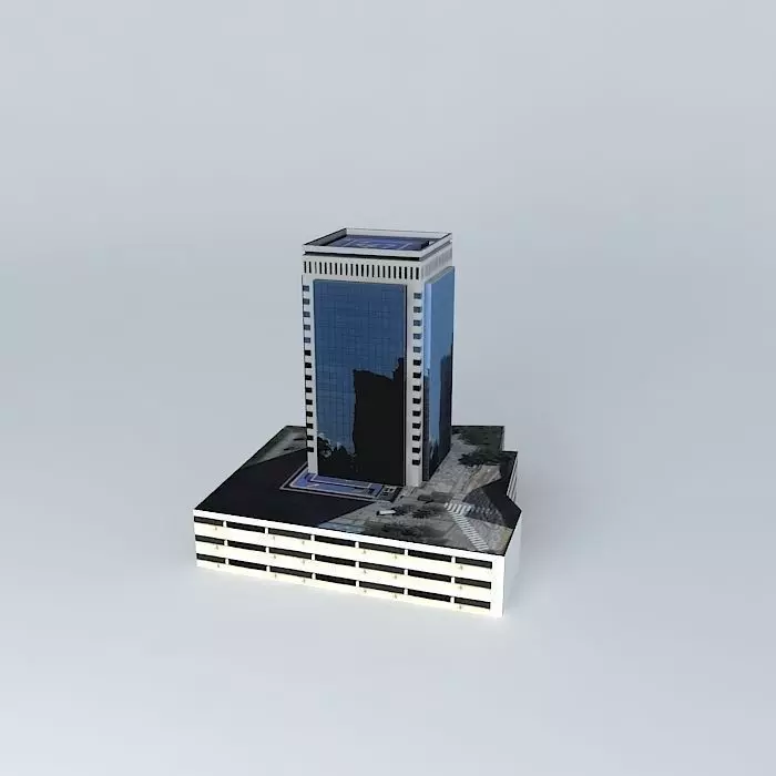 Carlos Gomes Center Free 3D model_0