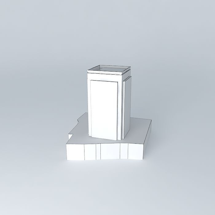 Carlos Gomes Center Free 3D model_4