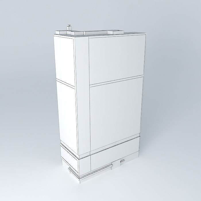 Building Jaguaribe Free 3D model_4