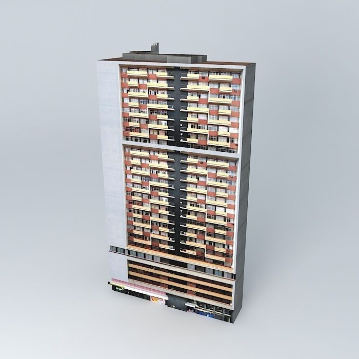 Building Jaguaribe Free 3D model_1