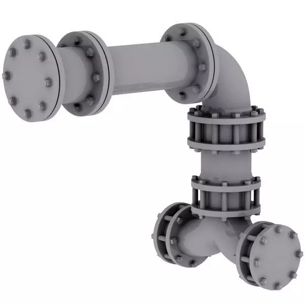 Sewer Pipes Free 3D model